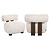 Lounge stoel Arabella lovely cream
