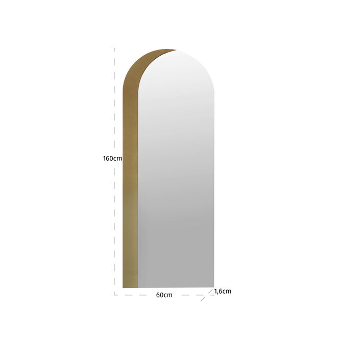 Spiegel Draven champagne gold