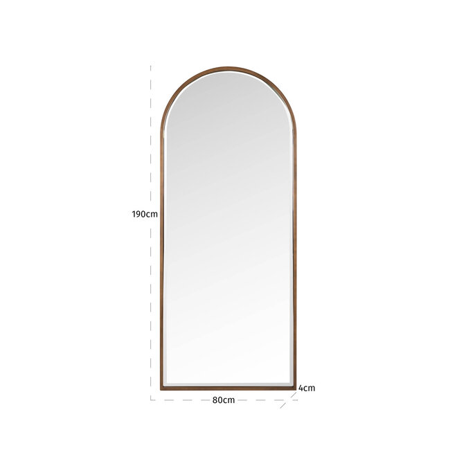 Spiegel Maylinn brushed gold