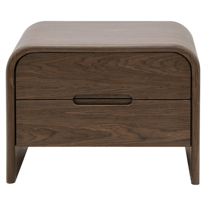 Nachtkastje Bedford brown 2-drawers