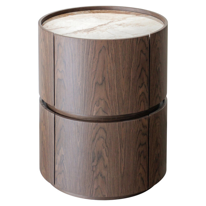 Nachtkastje Ellery brown 2-drawers