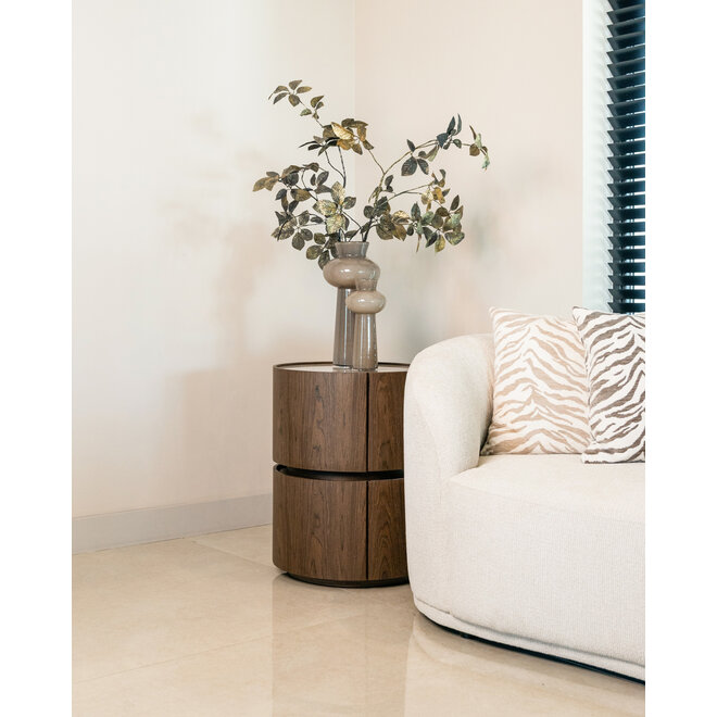 Nachtkastje Ellery brown 2-drawers