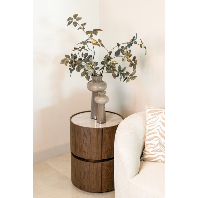 Nachtkastje Ellery brown 2-drawers