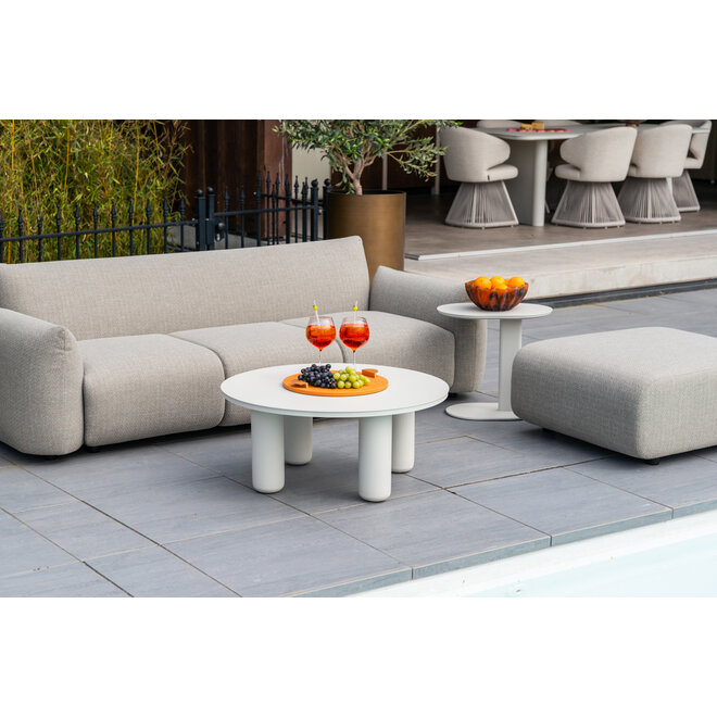 Buiten salontafel Quinn light beige 86Ø