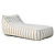 Outdoor dagbed Solada ecru stripe