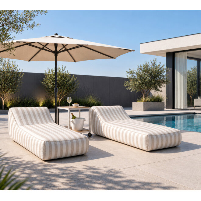 Outdoor dagbed Solada ecru stripe