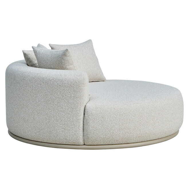 Outdoor dagbed Belucci ecru round
