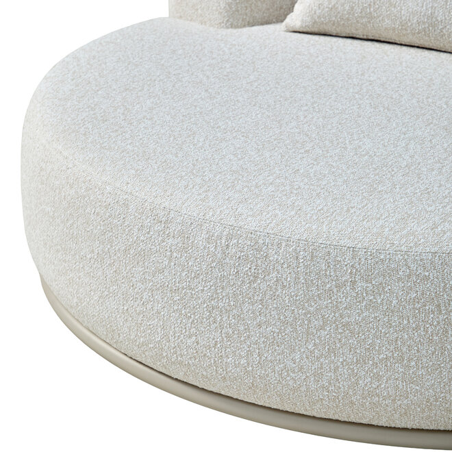 Outdoor dagbed Belucci ecru round