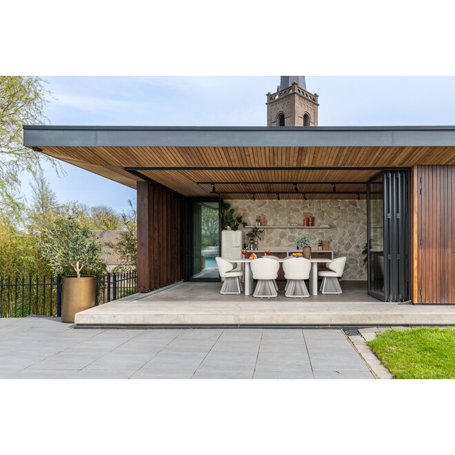 Outdoor eetkamerstoel Nuba beige alpine
