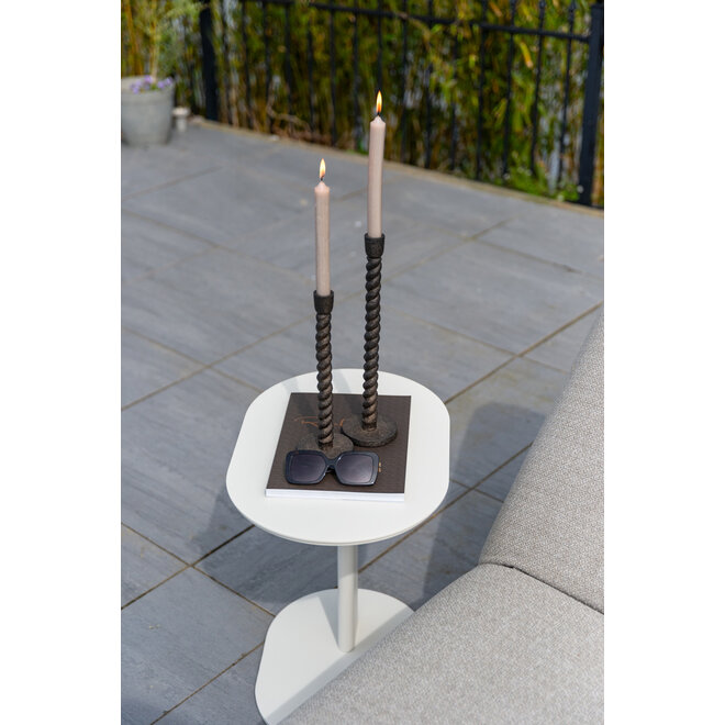 Outdoor bijzettafel Quinn light beige