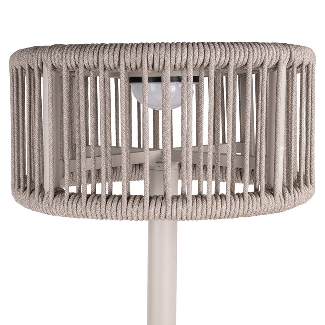 Buiten vloerlamp Lunar light beige