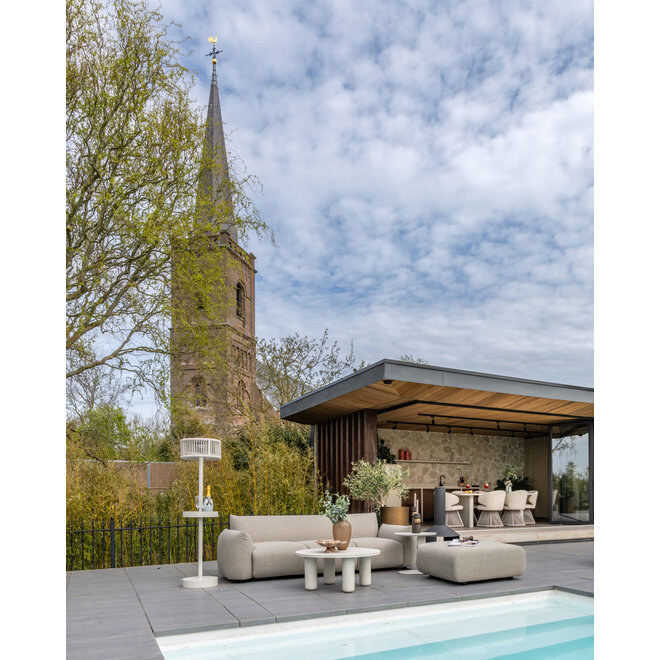 Buiten bank Dawson greige alpine