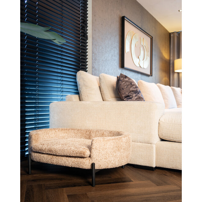 Hondenbed Dolly beige blockweave