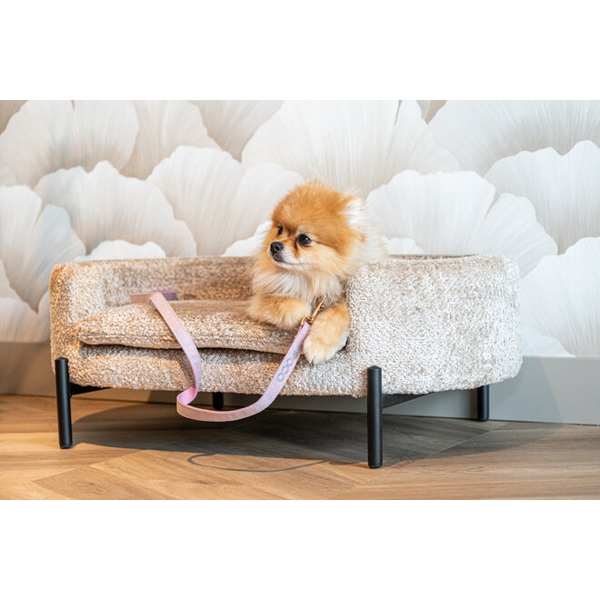 Hondenbed Dolly beige blockweave