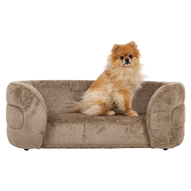 Hondenbed Bingo taupe chenille