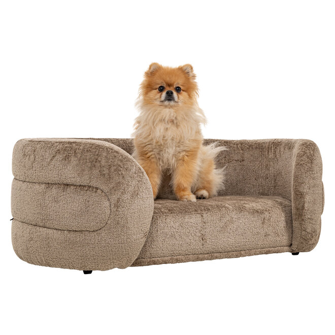 Hondenbed Bingo taupe chenille