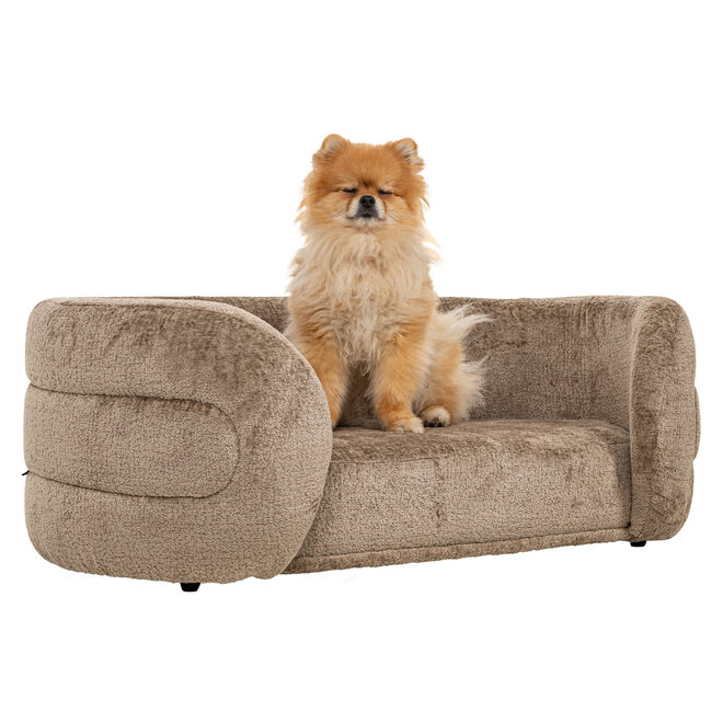 Hondenbed Bingo taupe chenille