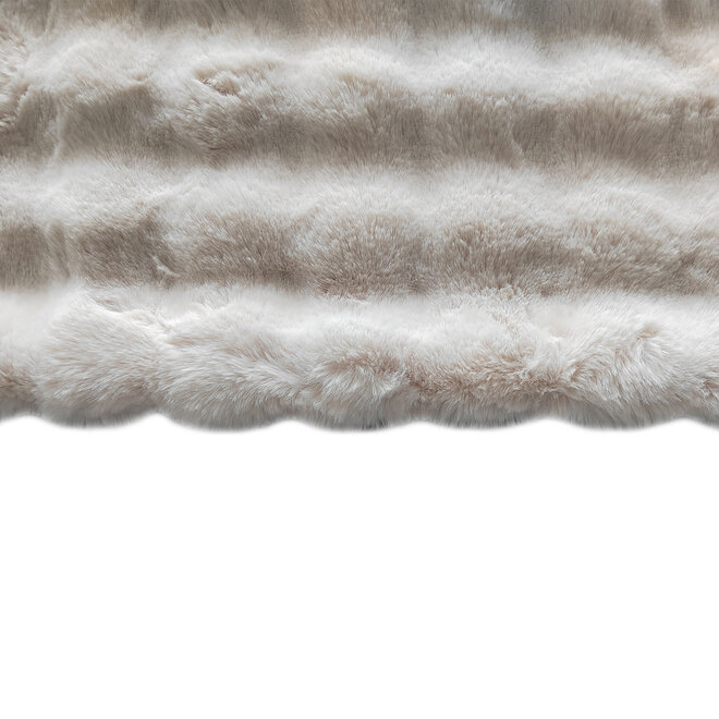 Plaid Cosy Fluff cream 200x300