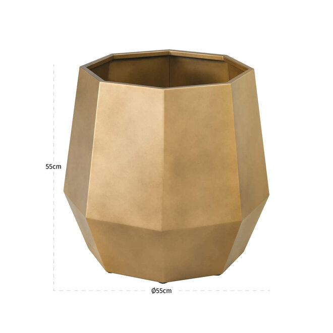 Plantenbak Axis bronze gold medium