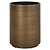 Plantenbak Dira brushed gold 45Ø