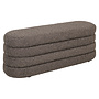 Poef & Voetenbank Camille brown chunky