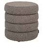 Poef & Voetenbank Adele brown chunky