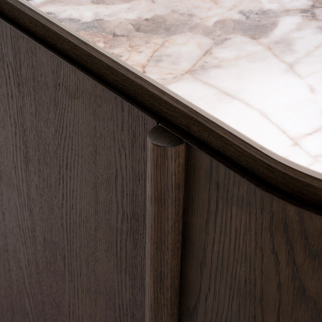Dressoir Langford brown 3-doors