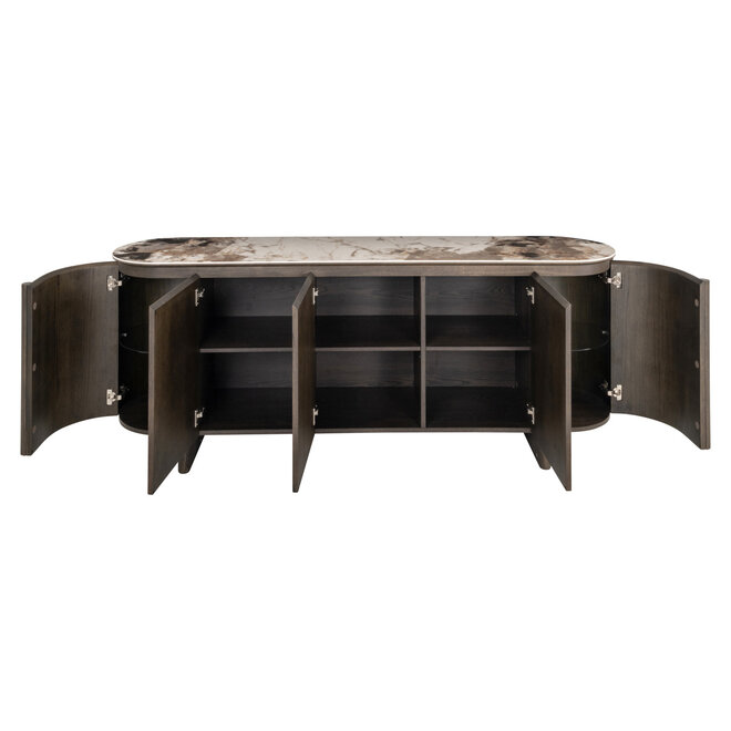 Dressoir Langford brown 5-doors
