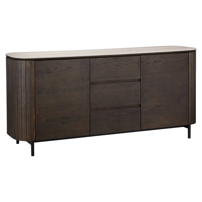 Dressoir Ritz brown 2-doors 3-drawers