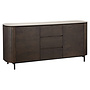 Dressoir Ritz brown 2-doors 3-drawers