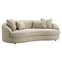 Bank Morena cream blockweave 3-seater