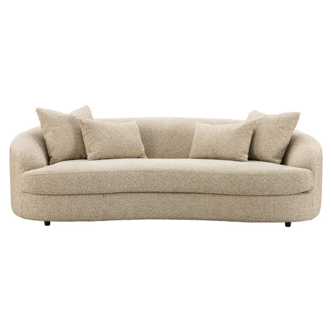 Bank Morena cream blockweave 3-seater