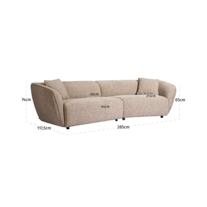 Bank Armand natural blockweave