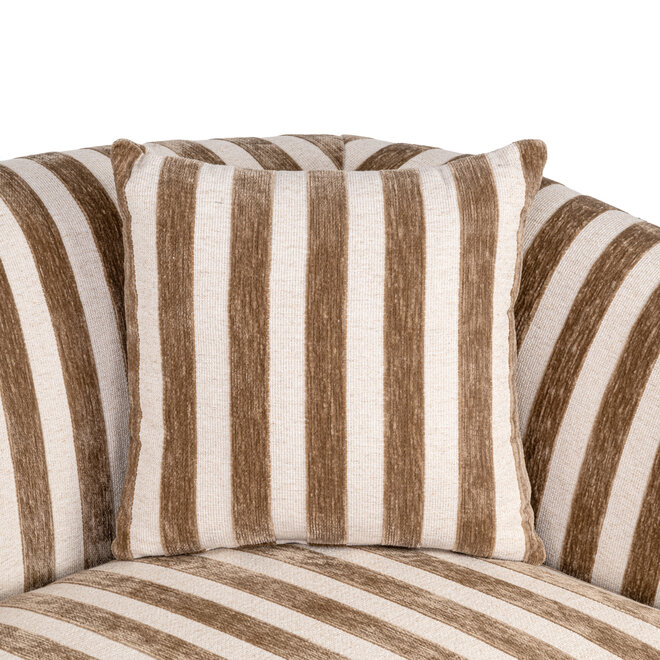Bank Luxandra stripes sand