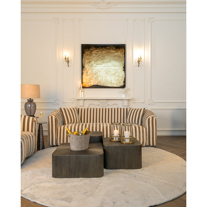Bank Luxandra stripes sand