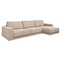 Bank Trentino cayenne brown 3,5-seater + lounge left or right
