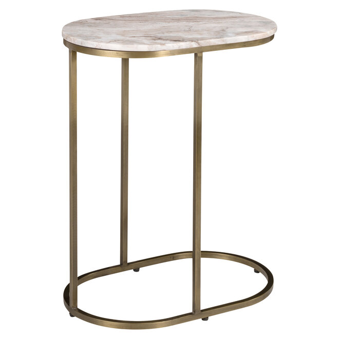 Bankbijzettafel Bottega Blush beige