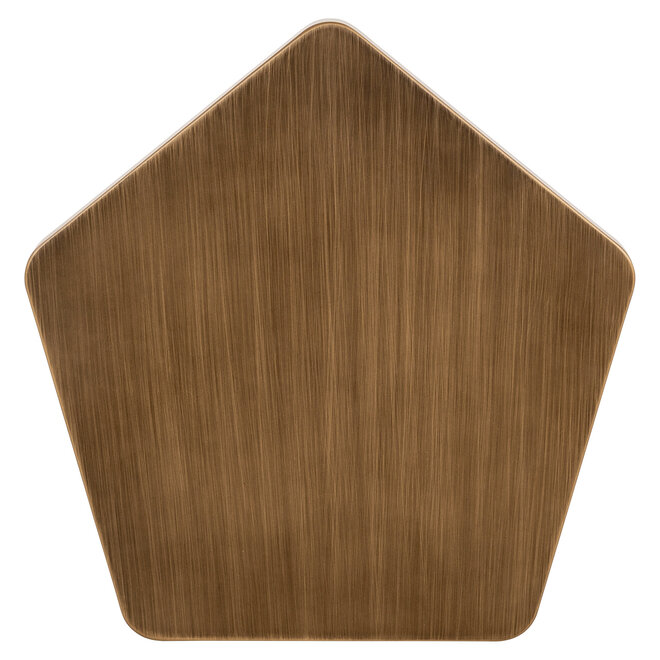 Bankbijzettafel Hexa brushed gold