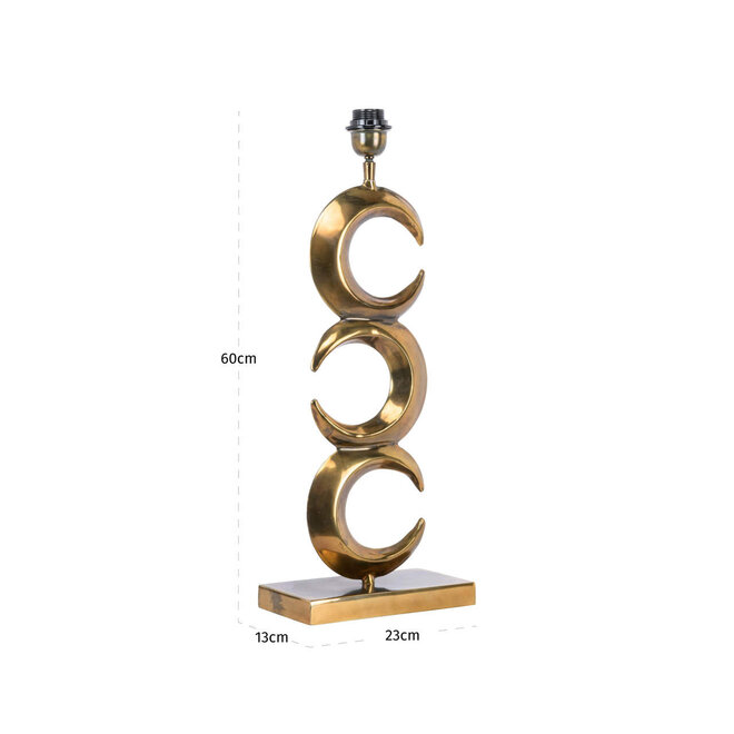 Tafellamp Amina brass antique