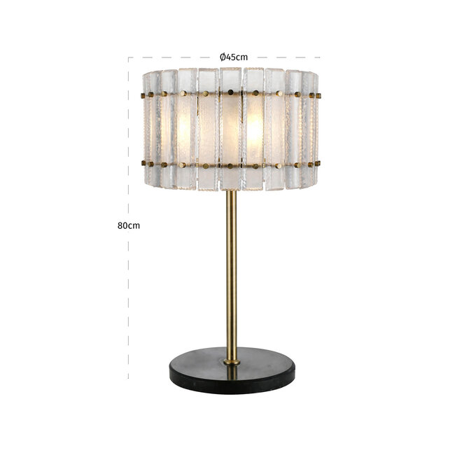 Tafellamp Felina bronze