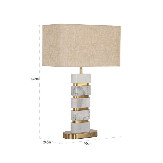 Tafellamp Lenore gold