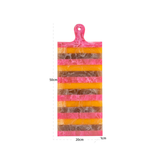 Dienblad Cindy pink/orange - serving board large