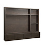 TV-meubel Lachance brown 3-doors 2-drawers