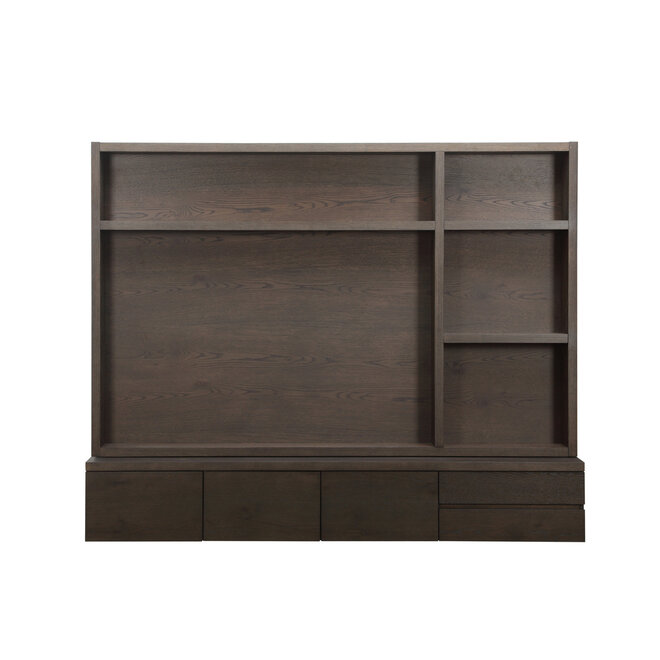 TV-meubel Lachance brown 3-doors 2-drawers