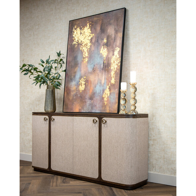 Wall art Golden gleam gold