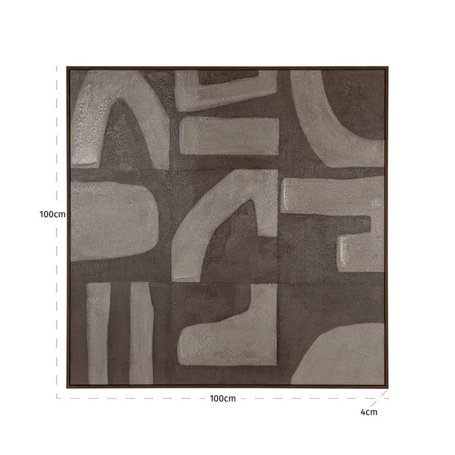 Wall art Zenith sand left