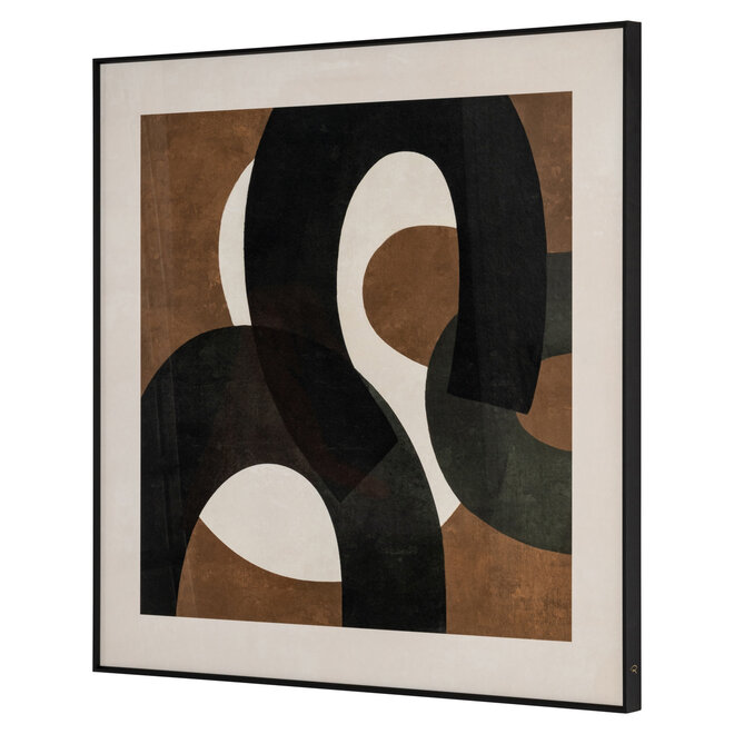 Wall art Euphoria brown left