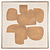 Wall art Odyssey gold left