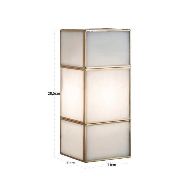 Wandlamp Sofia brass antique small
