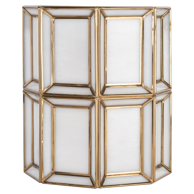 Wandlamp Amara brass antique